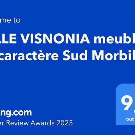 BELLE VISNONIA meublé de caractère Sud Morbihan Béganne Extérieur photo